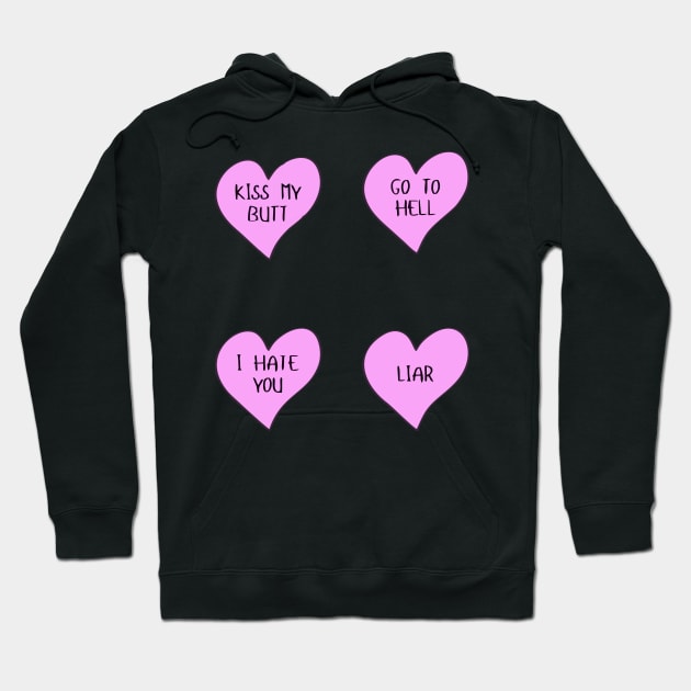 i hate you emoji - fancy Hoodie by Vortex.Merch